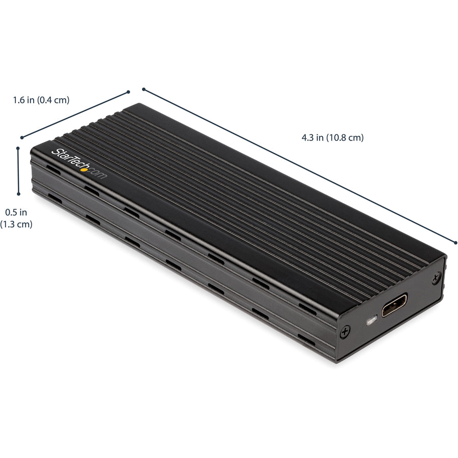 StarTech.com USB-C (10Gbps) to M.2 NVMe SSD Enclosure - Portable M.2 PCIe Aluminum Case - 1GB/s Read & Write - Mac & PC StarTech.com USB-C (10Gbps) to M.2 NVMe SSD Enclosure - Portable M.2 PCIe Aluminum Case - 1GB/s Read & Write - Mac & PC